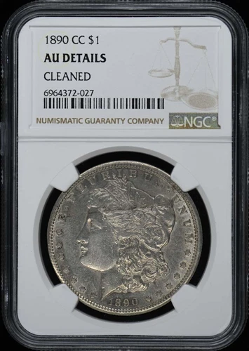 1890-CC Morgan Dollar S$1 NGC AU Details