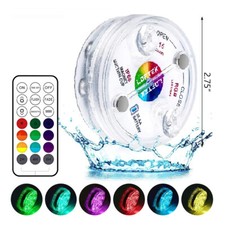 Underwater LED Pool Light 13 Colors RF Remote...