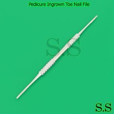 Professional Ingrown Toe Nail Lifter File Double Ended Sided Clean Pedicure Tool
