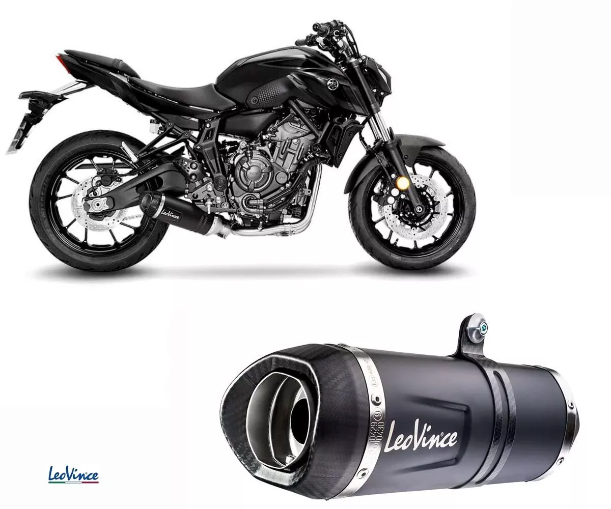 Full Exhaust System Leovince LV ONE EVO BLACK YAMAHA MT 07 2021