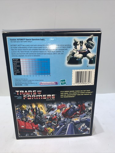 Transformers Commemorative Series III Jazz Open Box Unused Contents. - Picture 3 of 10