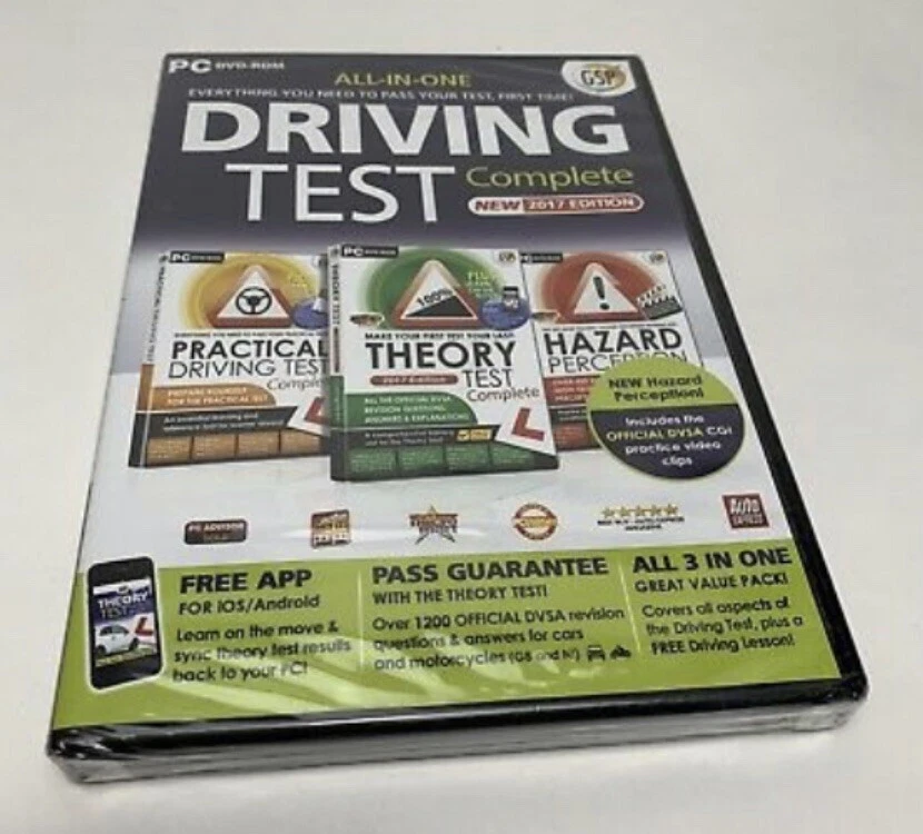 All in One Driving Test Complete New 2017 Edition Theory Hazard Practical DVD - Image 2 of 4