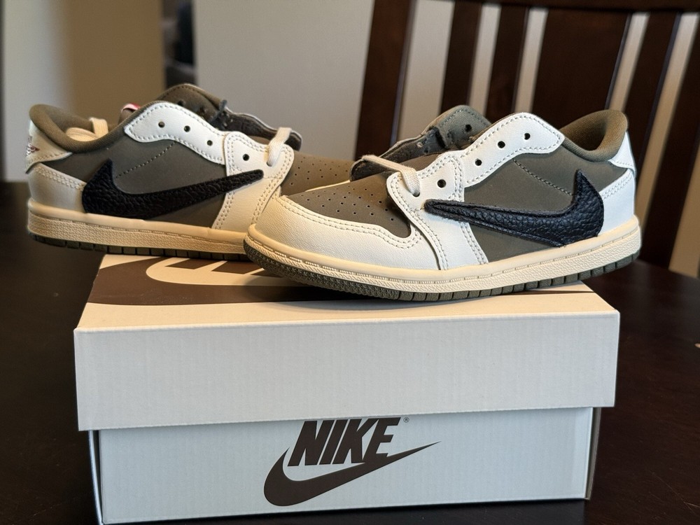 Size 10C - Air Jordan 1 Low OG SP x Travis Scott “Medium Olive”