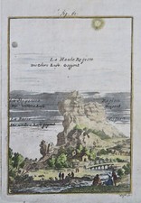 Monasterio de Regiones Atmosféricas de la Tierra Vista a la Montaña 1719 Mazo impresión meteorológica