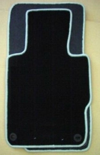 Tapis de sol en moquette pour BMW Z3 Roadster noir et gris sur mesure