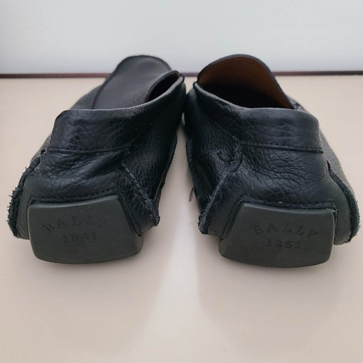 Bally Wander-U-O Pebbled Leather Driver Loafer Black Size 13 Bally Wander-U-O Pebbled Leather Driver Loafer Black Size 13  main image 4