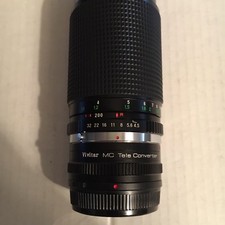 Tou/Five Star MC Auto Macro Zoom Lens 1:4.5 75-200 w Vivitar MC Teleconverter