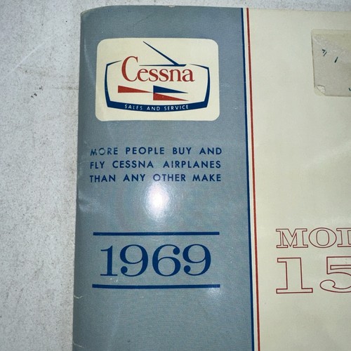 Cessna Modelo 150 1969 Manual del propietario del avión - D624-13 impreso 10/1969 - Imagen 2 de 7