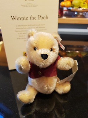 Steiff Mohair Winnie the Pooh Bear 75th Anniversary Edition 2001