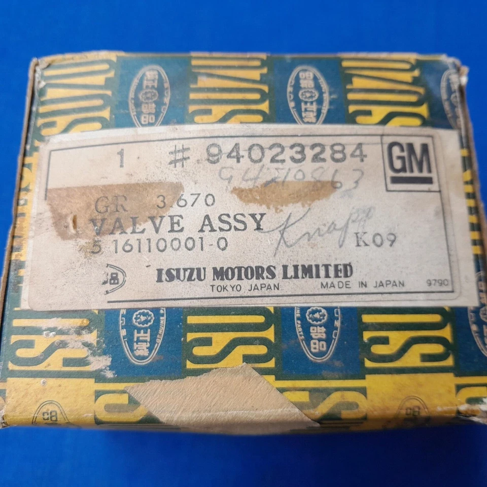 NOS EGR 阀门雪佛兰 Luv 卡车通用 # 94023284 五十铃 5-16110001-0 — 第 2/4 张图片