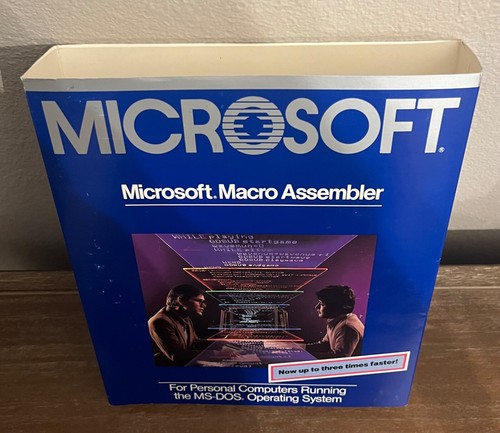 UNTESTED RARE VTG 1985 Microsoft Macro Assembler 4.0 Disk, Manual, Literature - Picture 9 of 24