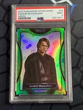 2023 Kakawow Phantom Star Wars Anakin Skywalker #PS-IGR-02 Green /20 PSA 9