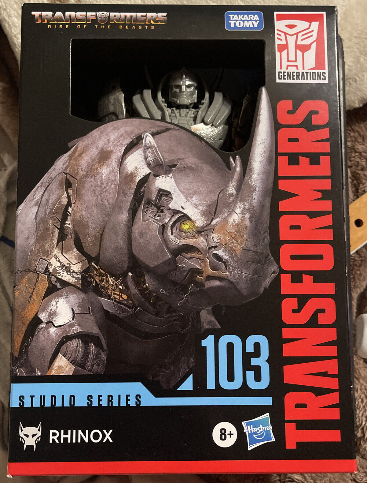 Transformers Studio Series Voyager 103 Rhinox Converting Action Figure  (6.5”) 