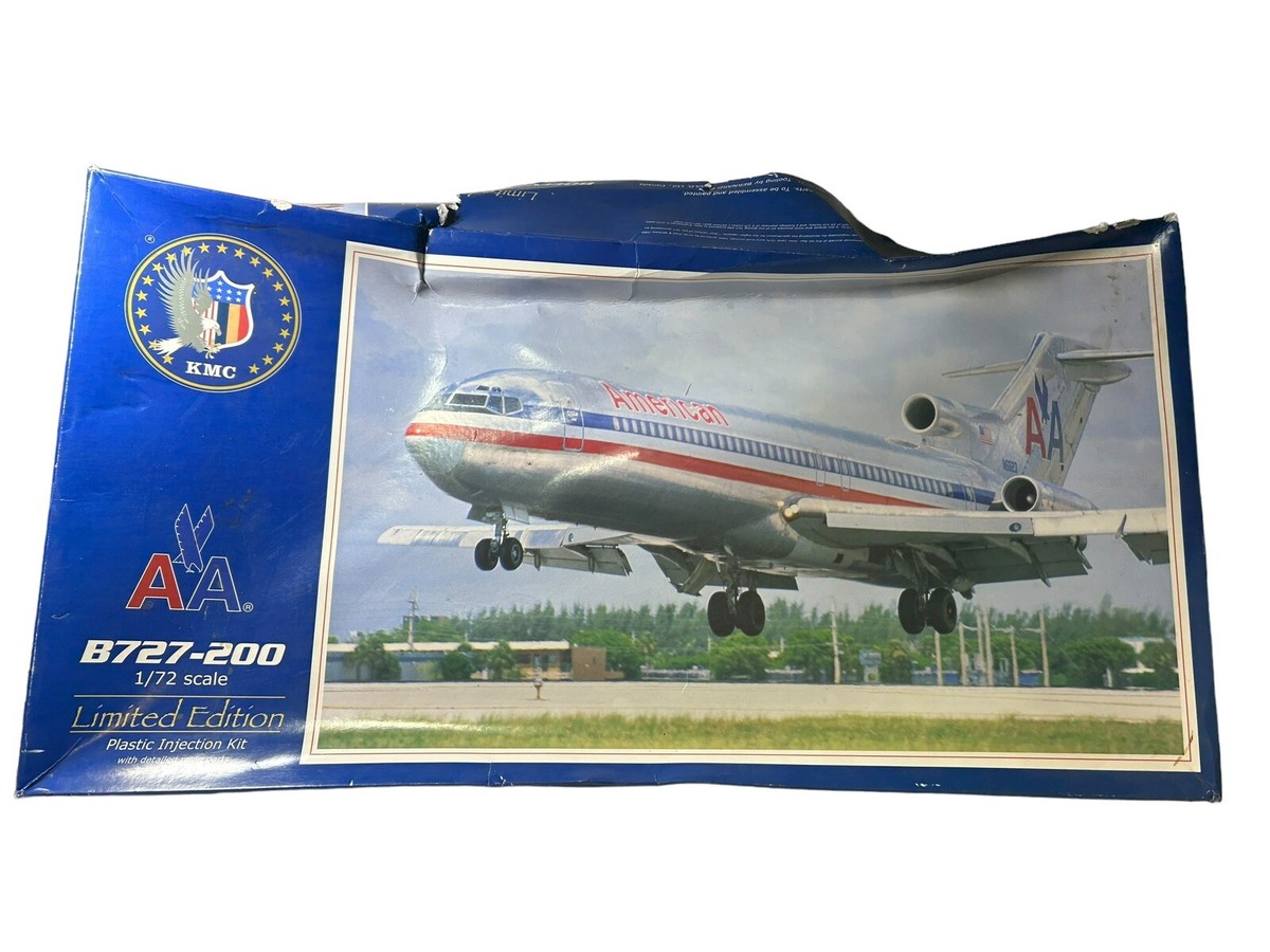 American Airlines B727-200 KMC Limited Ed. 1/72 Scale #07201 American Airlines B727-200 KMC Limited Ed. 1/72 Scale #07201