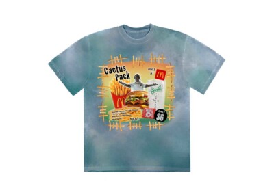 Travis Scott x McDonald's★Vintage Bootleg 半袖Tシャツ Travis Scott x McDonalds Cactus Jack Vintage Bootleg T-Shirt