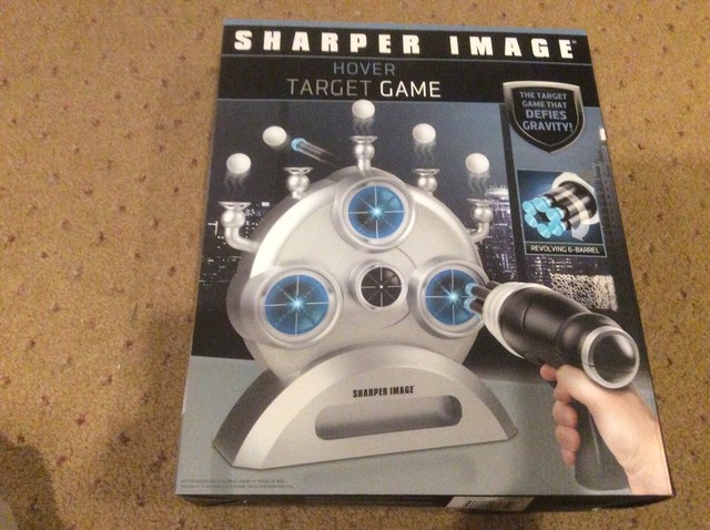 Sharper Image Hover Target Game W/ 6-barrel Revolving Gun Soft Foam Darts for sale online | eBay