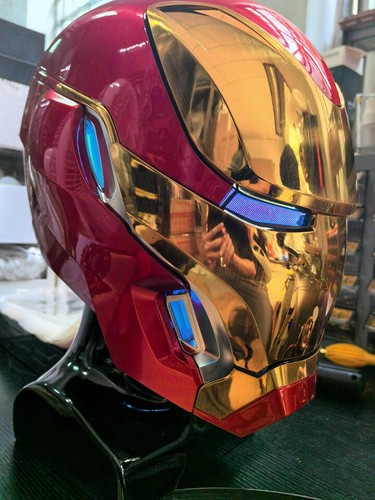 Friday Iron Man Mk50 Helmet 1/1 Wearable COS Remote Touch Voice Control Gift NEW - Picture 13 of 23