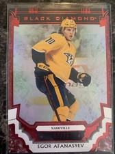 Egos Afanasyev  Rookie   2023-24 Black Diamond  61/75