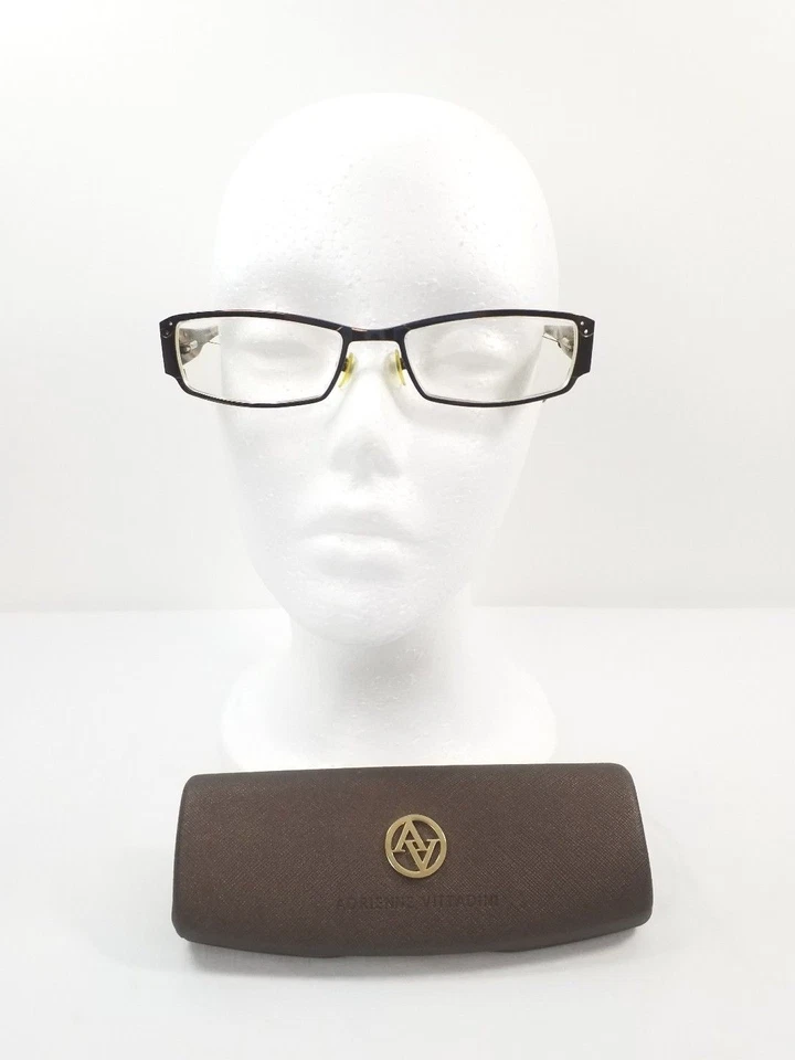 ADRIENNE VITTADINI WOMENS EYEGLASSES WITH CASE AV1024 COLOR BRN 53-17  - Image 2 of 4