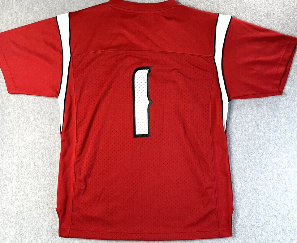 Adidas Jersey Louisiana Ragin' Cajuns ULL NCAA Youth XL Pullover Red #1 Football - Image 2 of 4