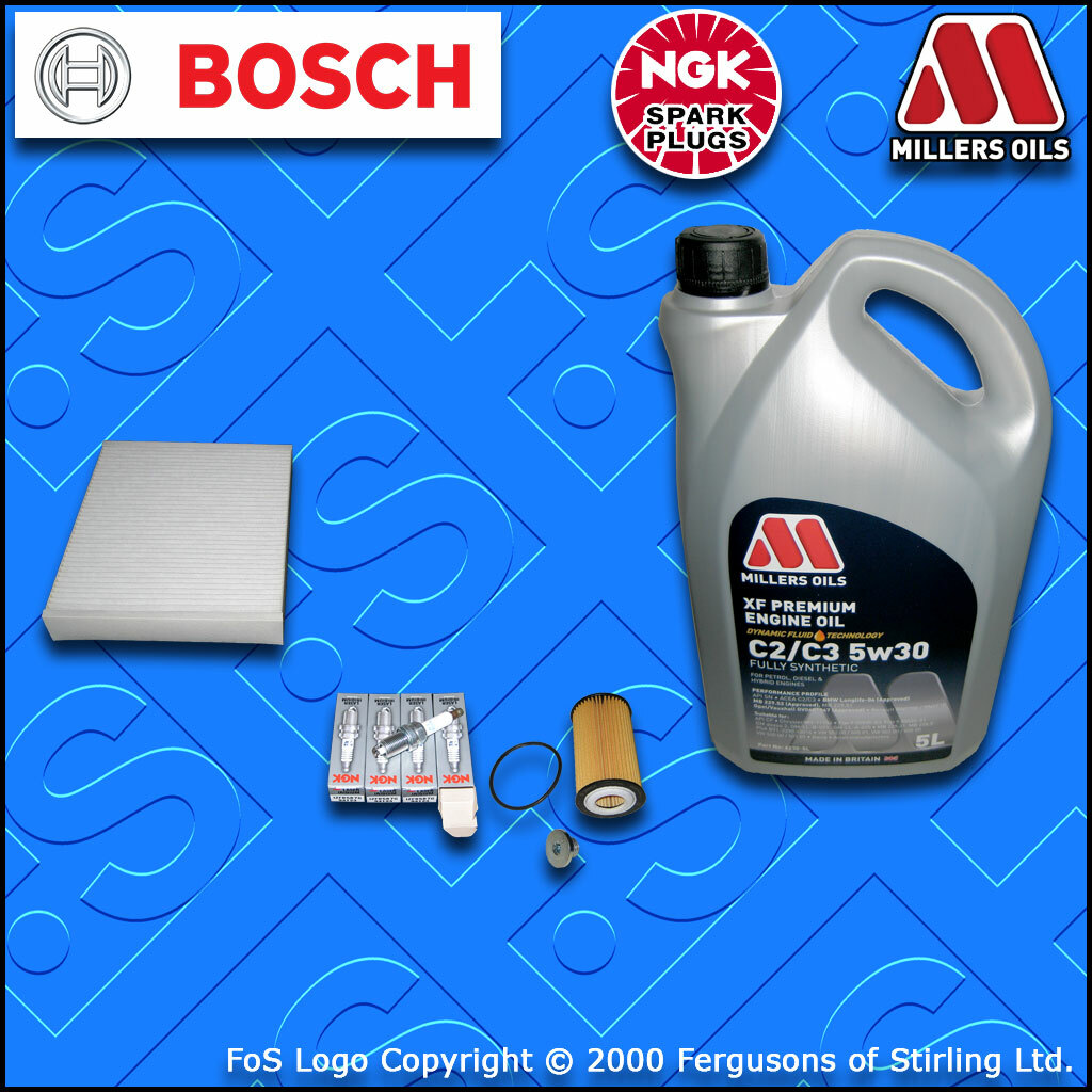 SERVICE KIT OPEL VAUXHALL ASTRA J MK6 1.4 OIL CABIN FILTER PLUG+OIL 09-15
