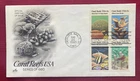 JOHN'S DEALS - US - 1980 CORAL REEFS USA BLOCK FDC SC#1827-30 - ARTCRAFT