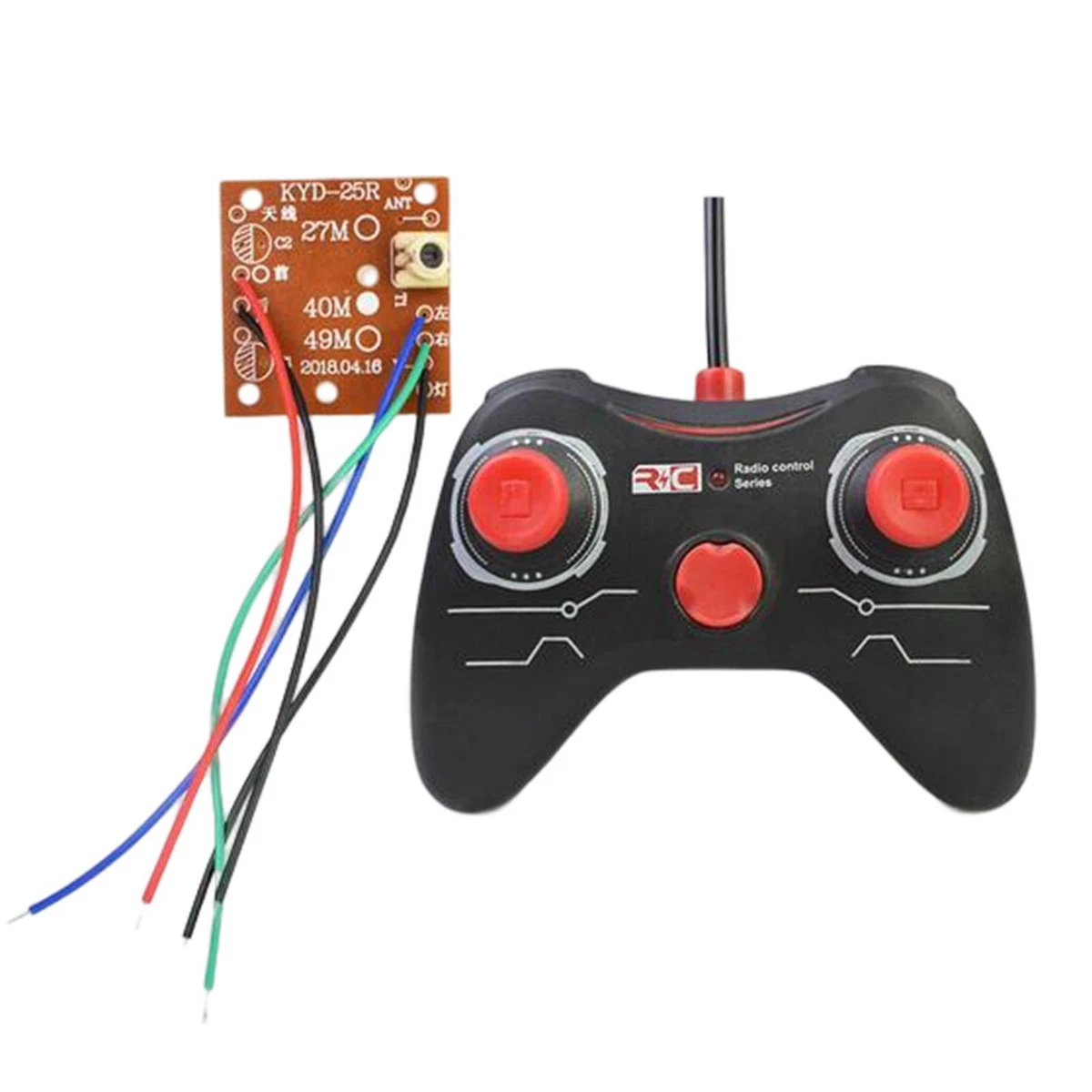 Remote Controller with Receiver Board 27MHz for RC Car Model DIY