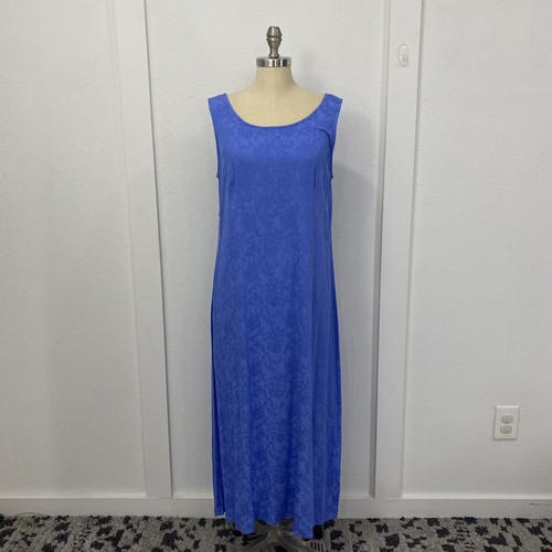 Traje de vestir Dressbarn 2 piezas para mujer 12 azul vestido sin mangas manga corta blazer - Imagen 11 de 20