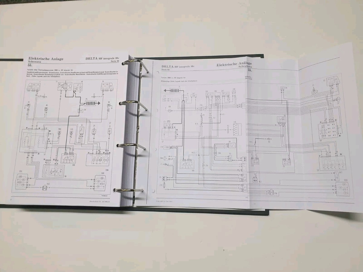 Lancia Delta HF Integrale サービスマニュアル Workshop Manual Service Lancia Delta Integrale Evo Technical