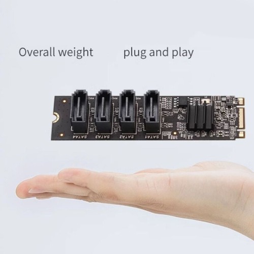 M.2 PCIExpress3.0 To SATA3.0 Adapter Card Supports Soft Expanding Storage - Picture 3 of 8
