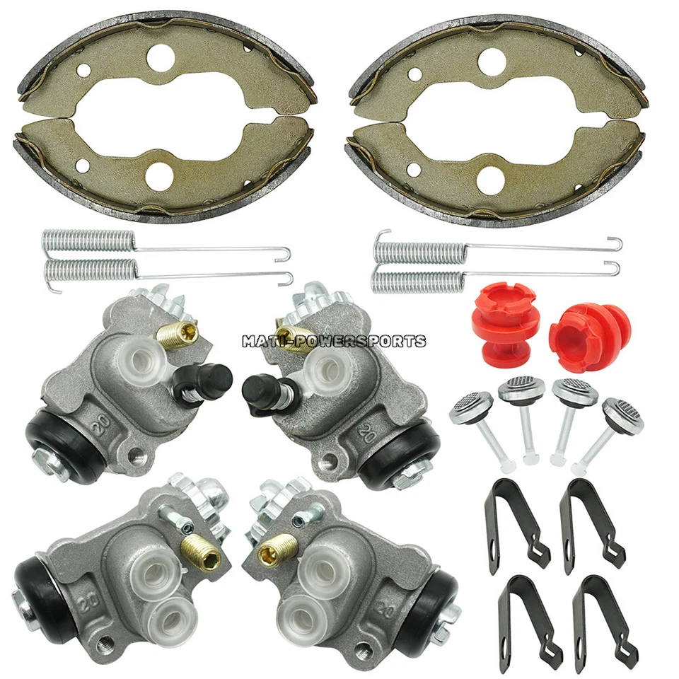 Front Brake Wheel Cylinders w/Shoes Kit for Honda TRX400FW Foreman 400 1995-1998 - Изображение 2 из 4