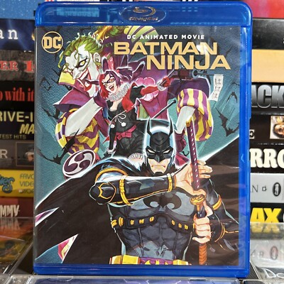 Batman Ninja 2018 Blu-ray/ DVD Combo DC Comics Animated Movie Joker Harley Quinn