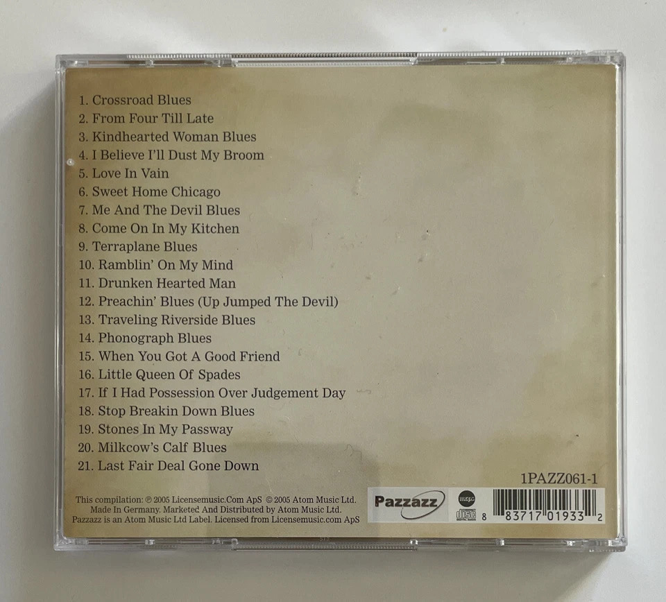 Robert Johnson  crossroad blues cd Album Delta Blues Near Mint Condition Foto 2 de 4