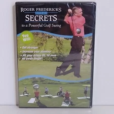 New Roger Fredericks Reveals Secrets to Powerful Golf Swing DVD Sports Lesson
