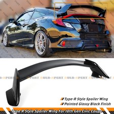 Ctr Type R Style Trunk Spoiler Wing For 16-2021 10th Gen Honda Civic 2 Dr Coupe Ctr Type R Style Trunk Spoiler Wing For 16-2021 10th Gen Honda Civic 2 Dr Coupe