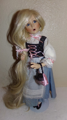 Knowles Dianna Effner Rapunzel 15'' Porcelain Heroines of the Forest