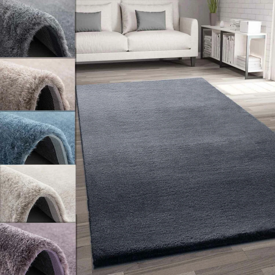 Tapis en Fourrure Fausse Imitation Moucheté Avec Double Dégradé Souple - Photo 1/1
