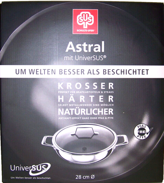 "Schulte Ufer \"Astral\" / Schmorpfanne 28 Cm / Universus / FüR Alle Herdarten"-image