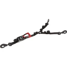 Black SpeedStrap 2" 3-Point Spare Tire Tiedown With Twisted Snap Hooks