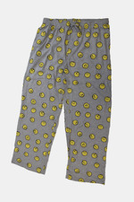 Mad Engine Mens Big  Tall Smile Face Gray Lounge Pajama Pants NWT XLT