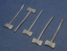 O/On3/On30 1/48 DOUBLE BLADE AXES WISEMAN MODEL SERVICES DETAIL PARTS #O108