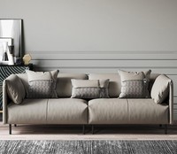 Design Italienische MöBel Big Xxl 3 Sitzer Couch Leder Sofa Couchen Luxus Neu