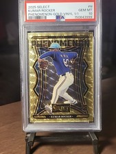 2025 Panini Select Kumar Rocker Phenom Gold Vinyl 1/1🔥Rangers Rookie RC
