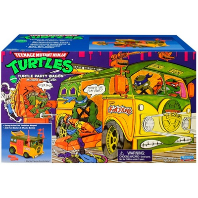 #ad #ad TURTLE PARTY WAGON TMNT Teenage Mutant Ninja Turtles Van Reissue Playmates NEW $69.99