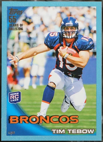 2010 Topps - Blue Football Tim Tebow #440 NM