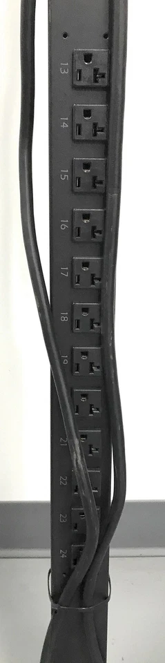 APC AP7530 Basic Zero U Rack 24-Outlet Power Distribution Unit PDU 20A 120V - Image 3 of 4