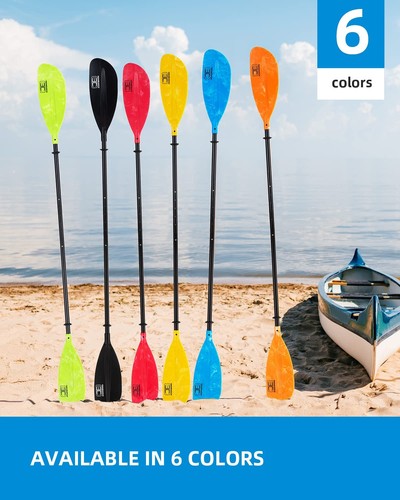 Adjustable Kayak Paddle 86in/220cm to 94in/240cm Kayaking Boating Canoeing Oa... - Picture 4 of 6