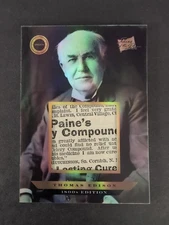2024 Pieces of the Past 1800s Thomas Edison Document Relic #110
