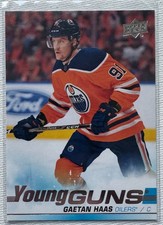 2019-20 Upper Deck Gaetan Haas Young Guns #232 UD Series 1 Rookie