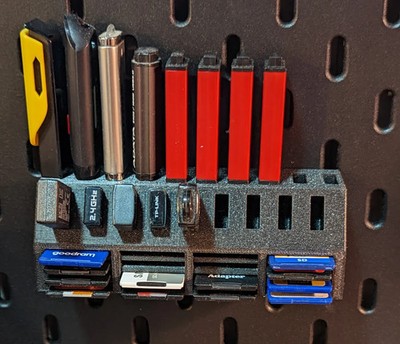 IKEA SKÅDIS USB Stick & SD Karten Halter Speicher Karten Halter